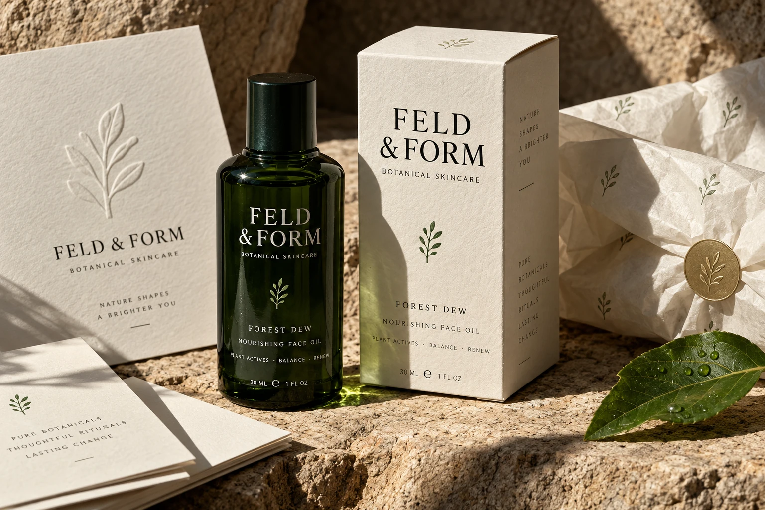 Visuelles Konzept Feld & Form